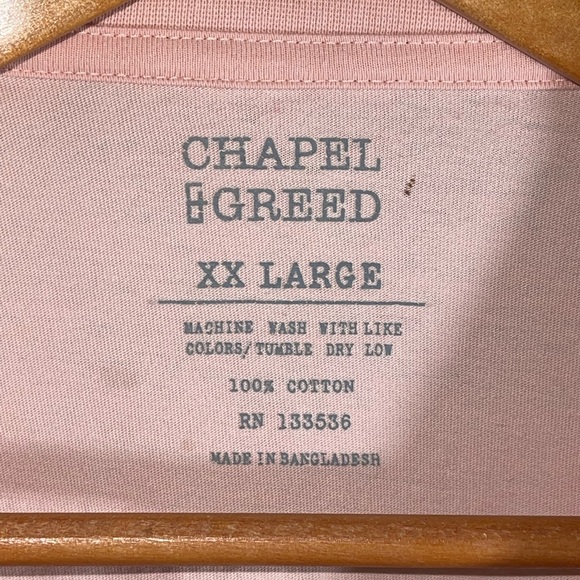 Pink V-Neck Short Sleeve Tee - Picture 3 of 6